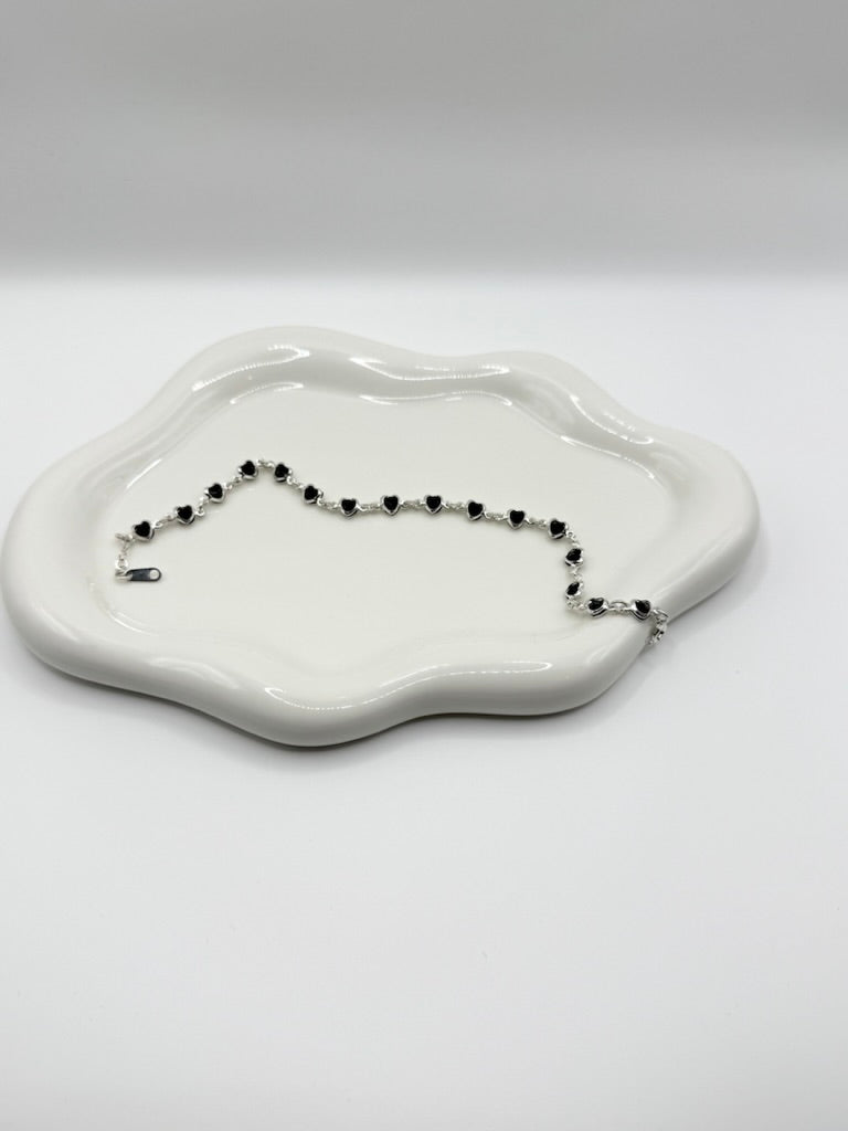 Black Hearts Bracelet