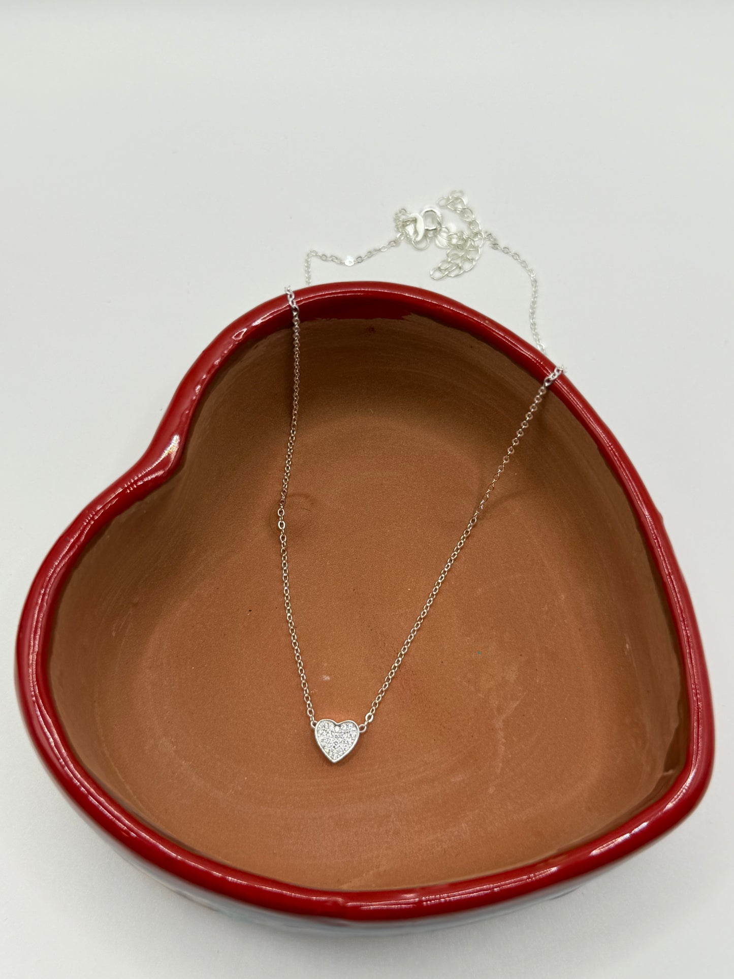 CZ Tiny Heart Necklace