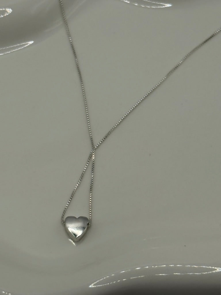 Mini Solid Heart Necklace