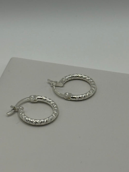 Mini Hoops with Swirls