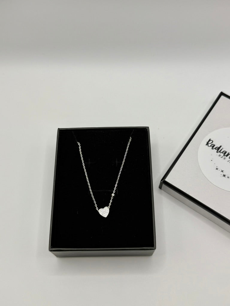 CZ Tiny Heart Necklace