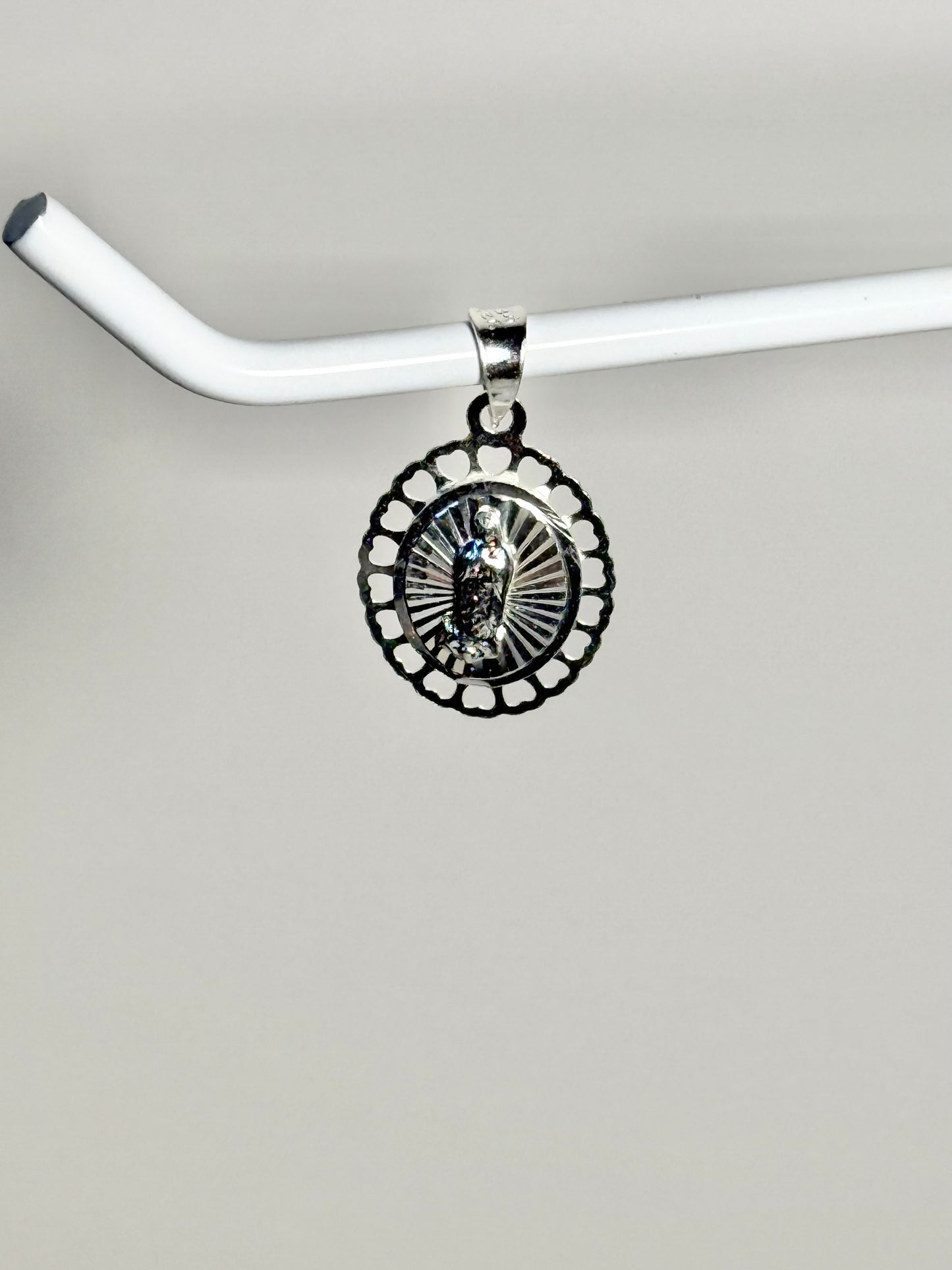 Oval Hearts Virgin Mary
