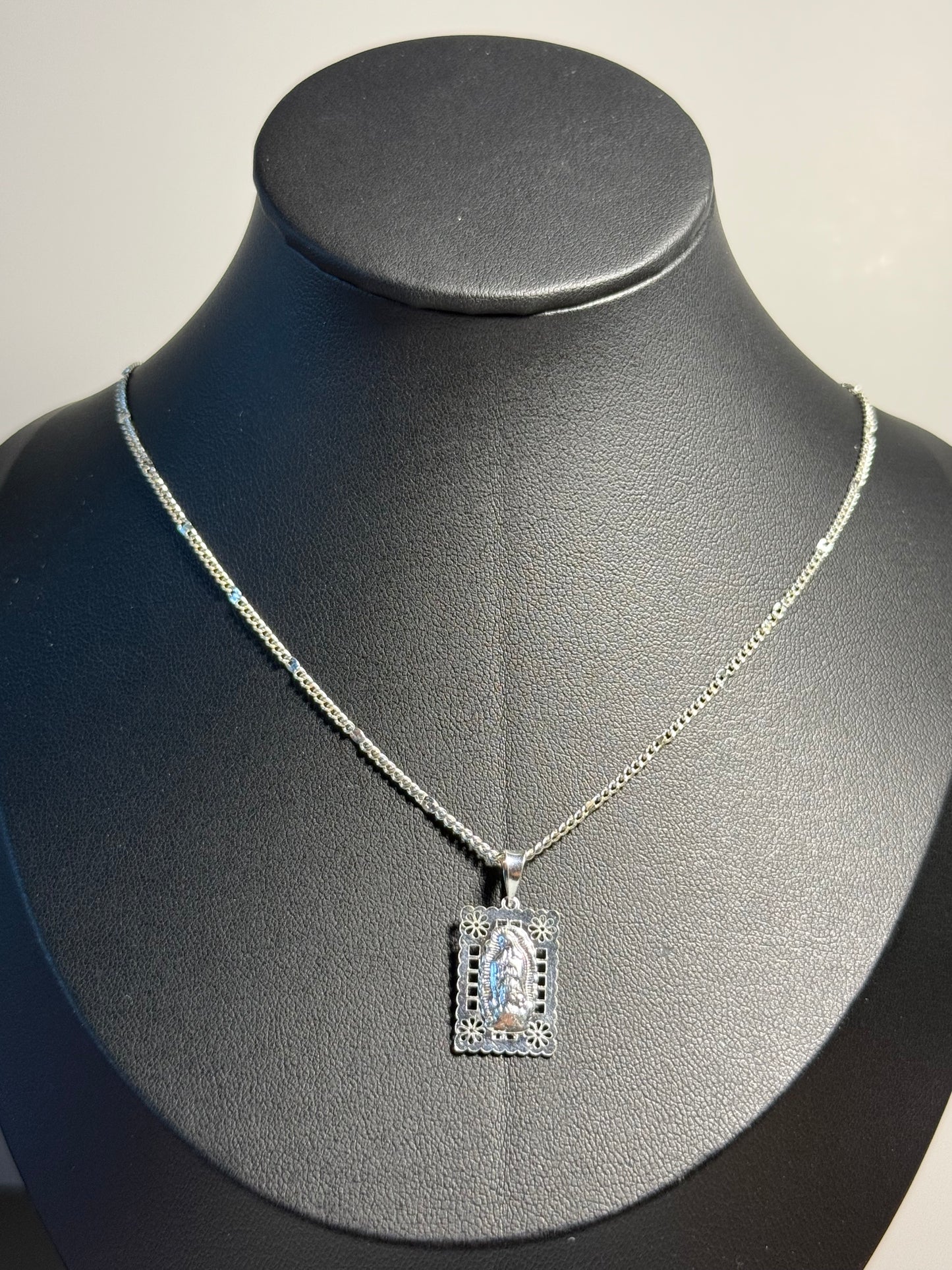 Papel Picado Virgin Mary and Saint Jude Thaddeus Pendant