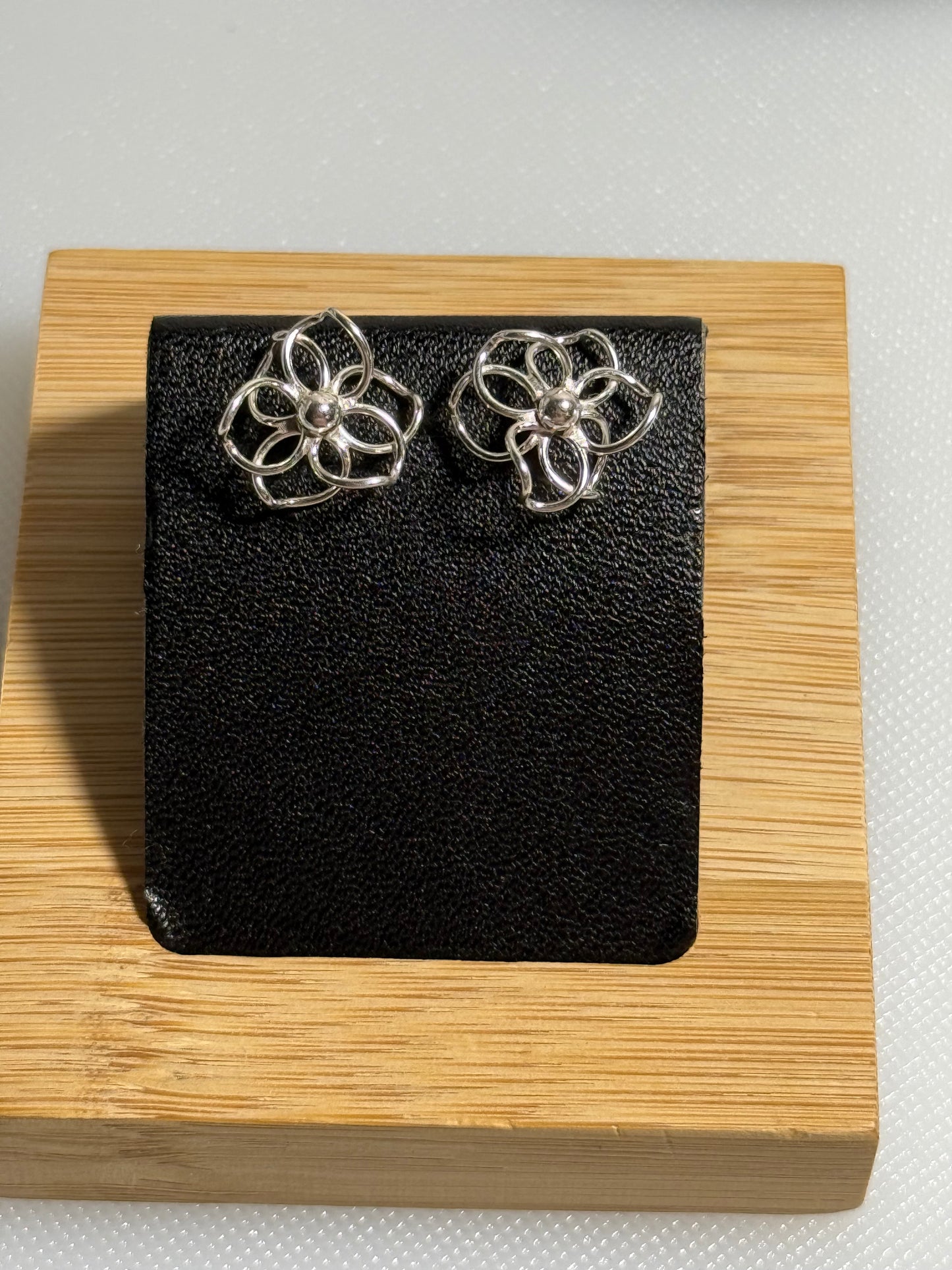 3D Flower Studs