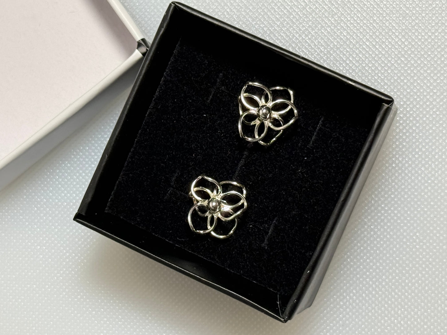 3D Flower Studs