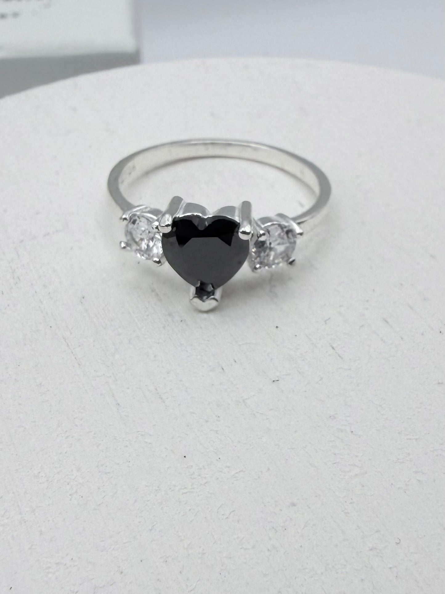 In between heart Ring