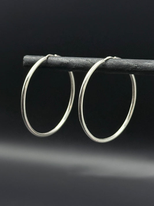 Classic Round Hoop Earrings