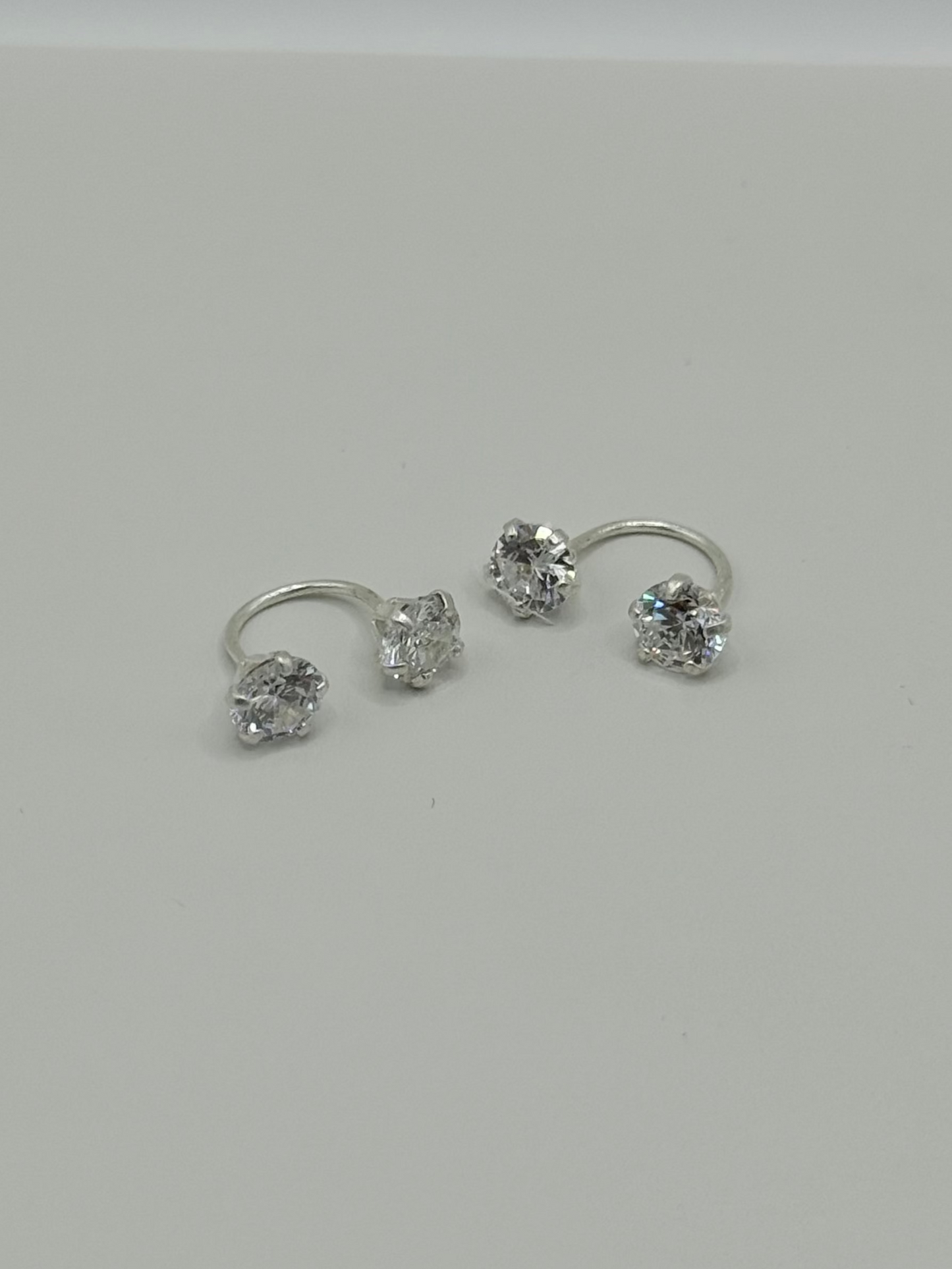 Half Hoop Studs