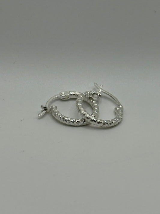 Mini Hoops with Swirls