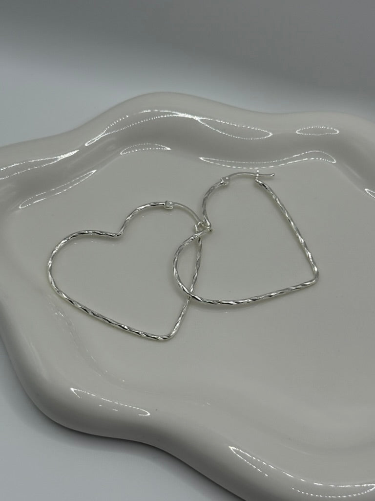 Rope Heart Hoops