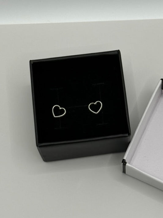 Heart Outline Studs