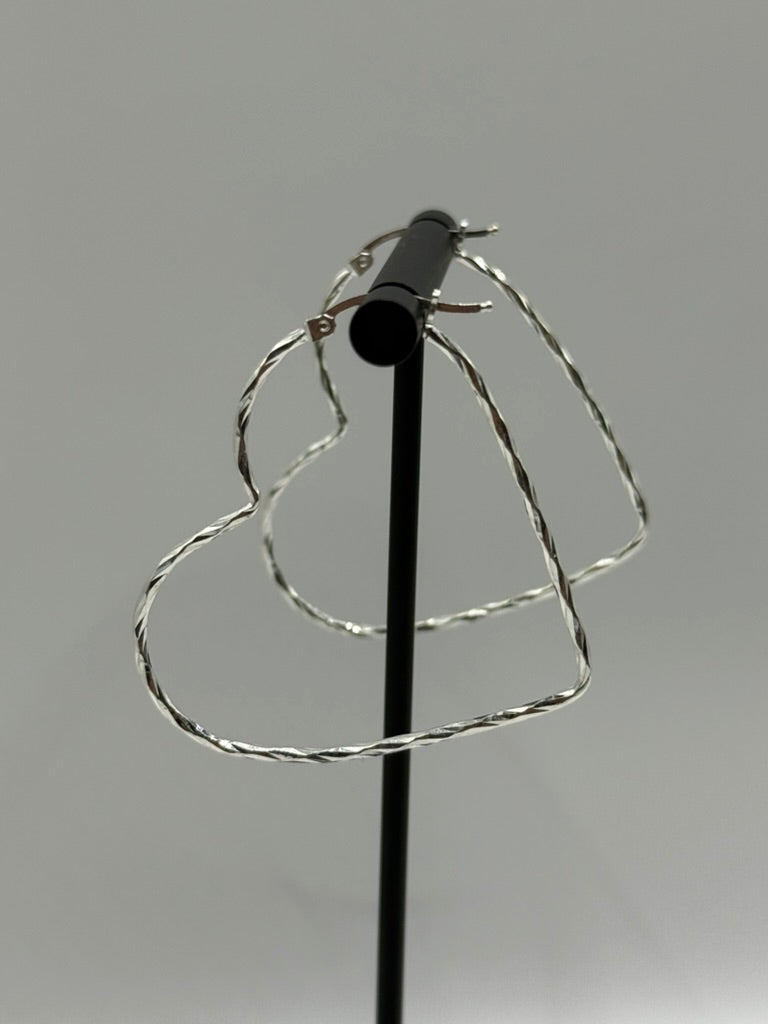 Rope Heart Hoops