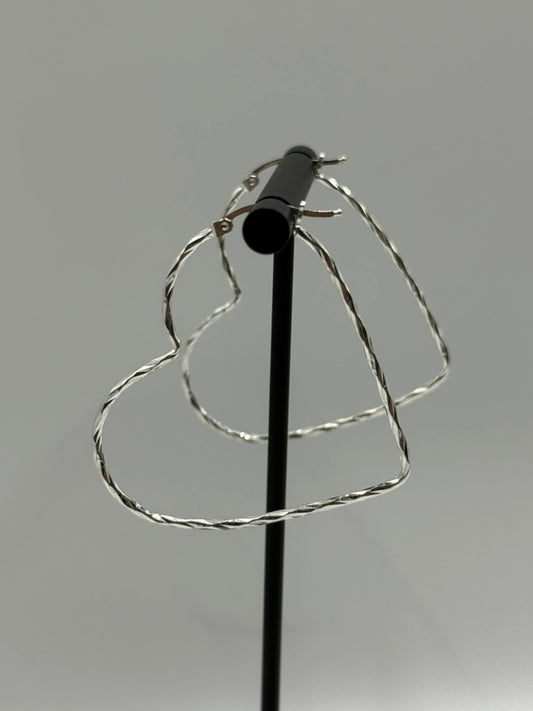 Rope Heart Hoops