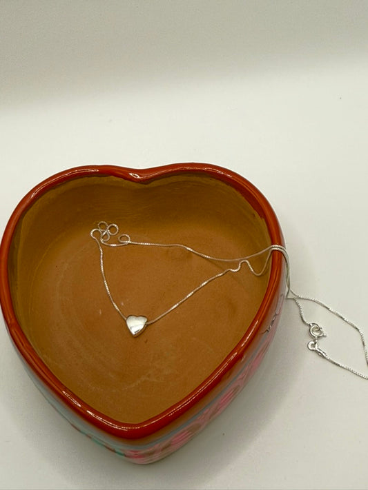 Mini Solid Heart Necklace