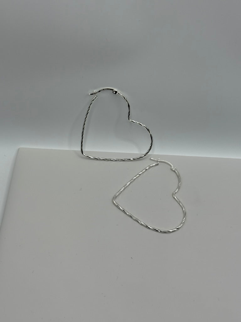 Rope Heart Hoops