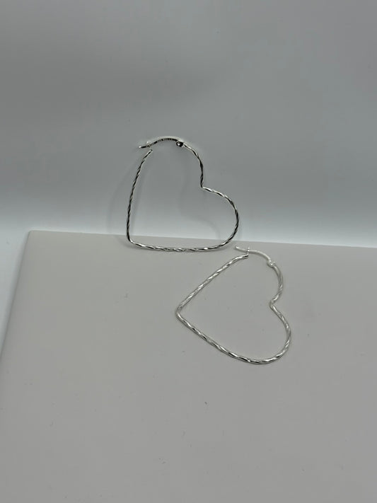 Rope Heart Hoops