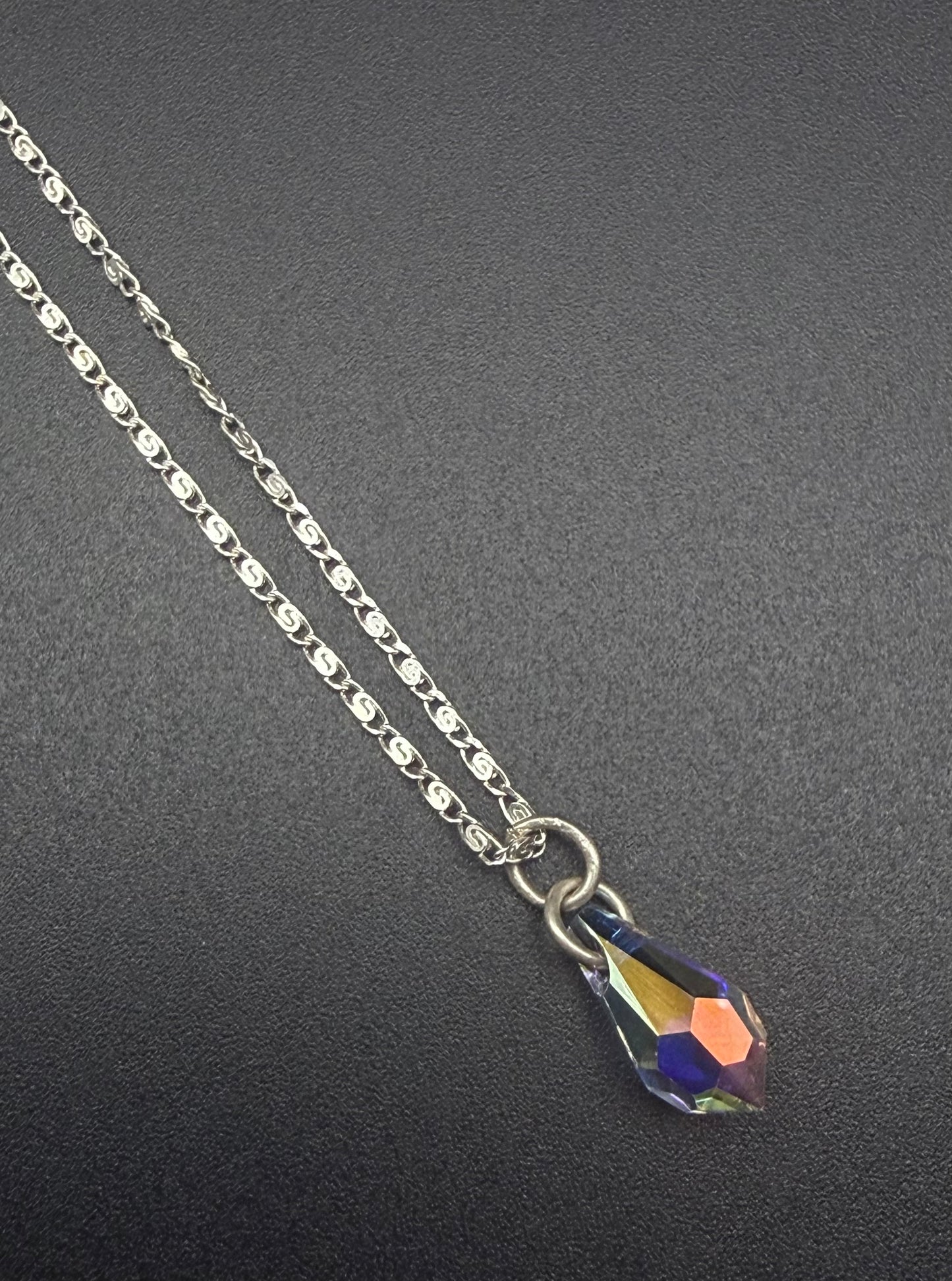 Faceted Teardrop Necklace