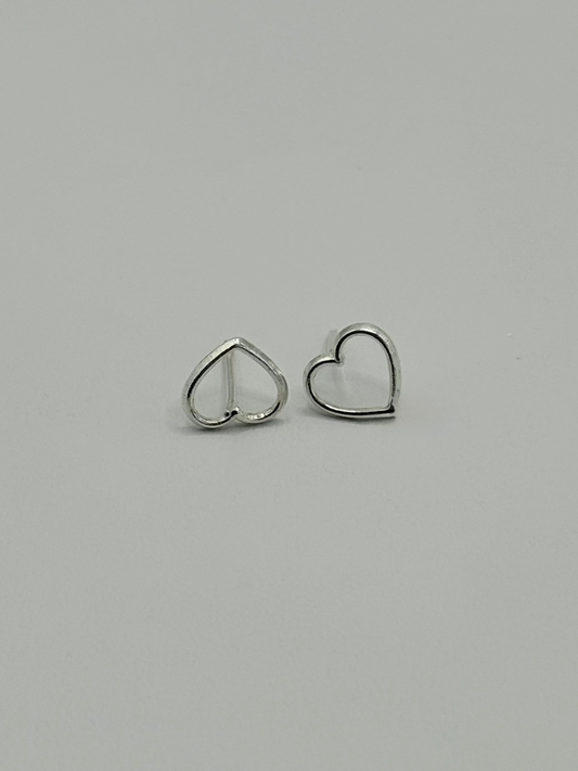Heart Outline Studs