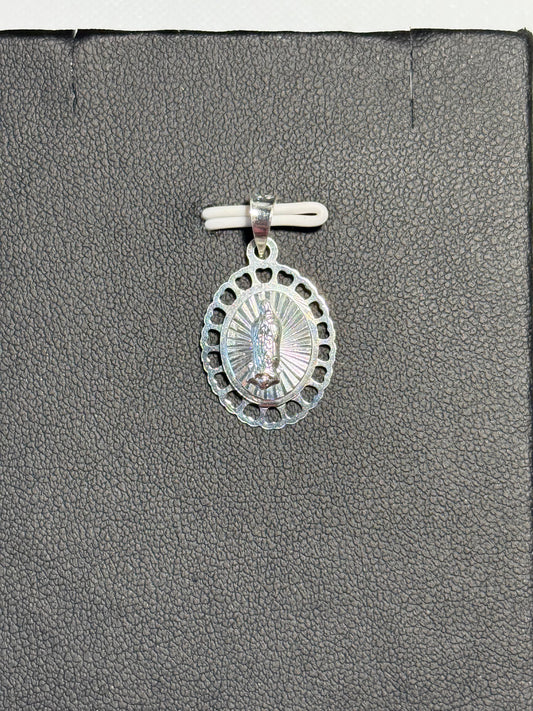 Oval Hearts Virgin Mary