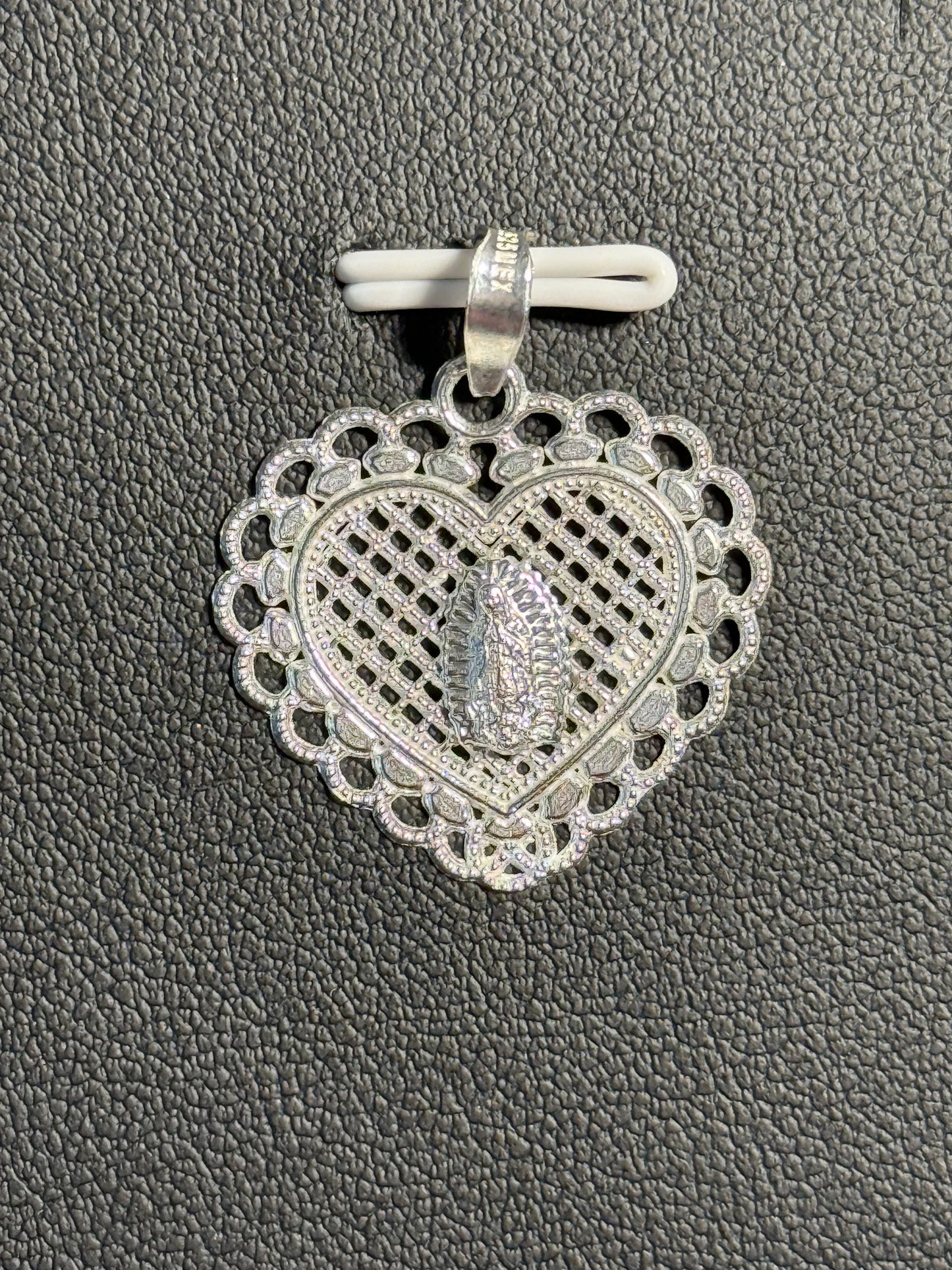 Virgin Mary Heart Pendant