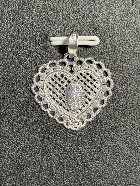 Virgin Mary Heart Pendant
