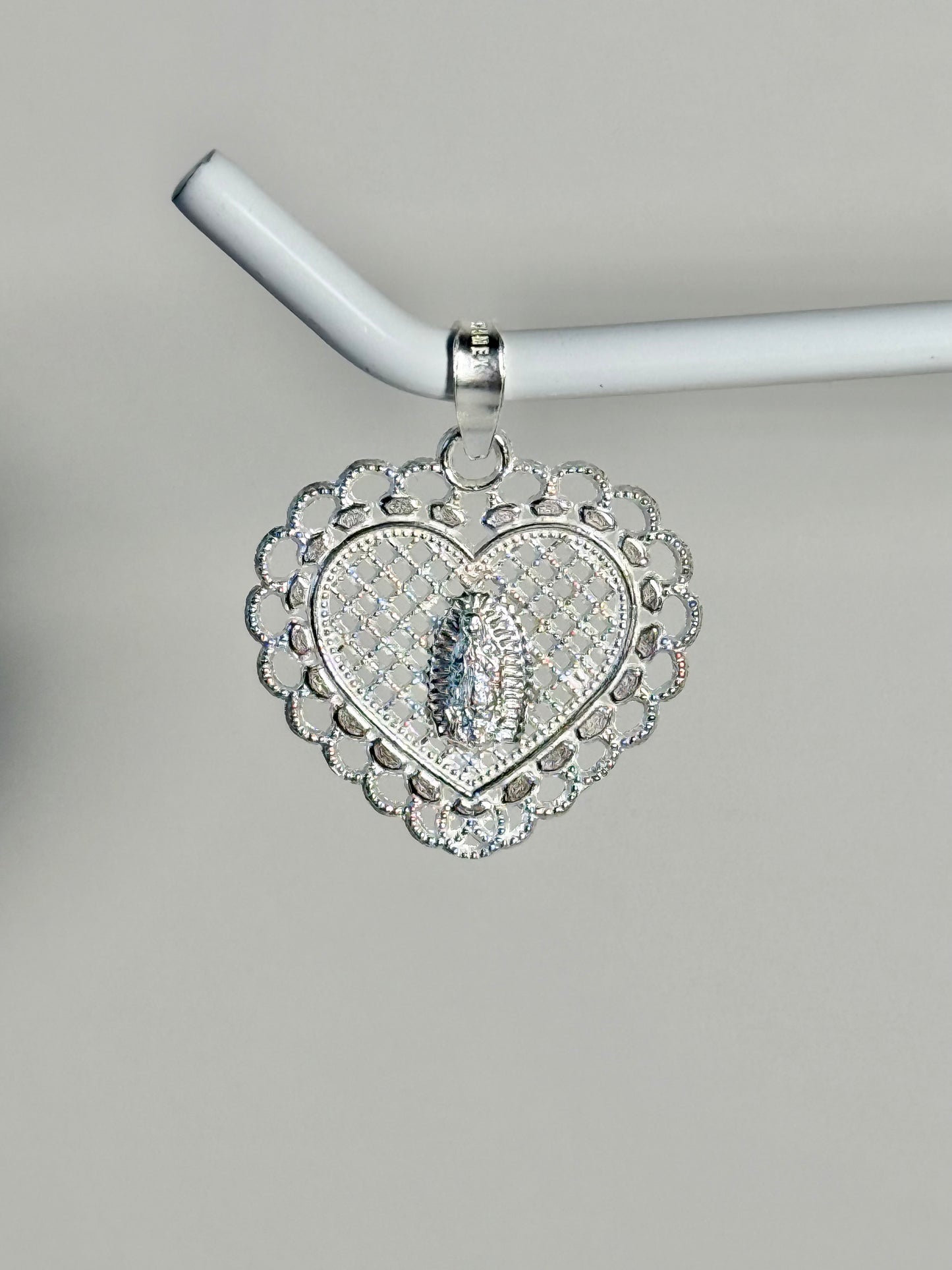 Virgin Mary Heart Pendant