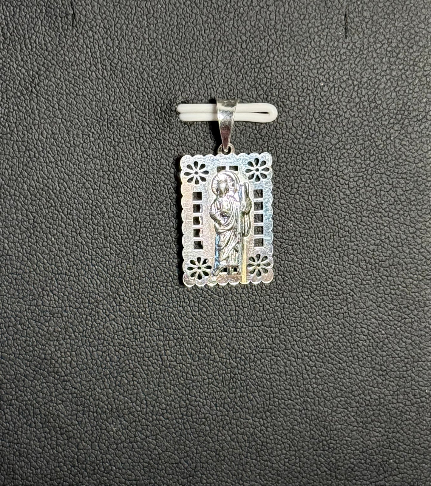 Papel Picado Virgin Mary and Saint Jude Thaddeus Pendant