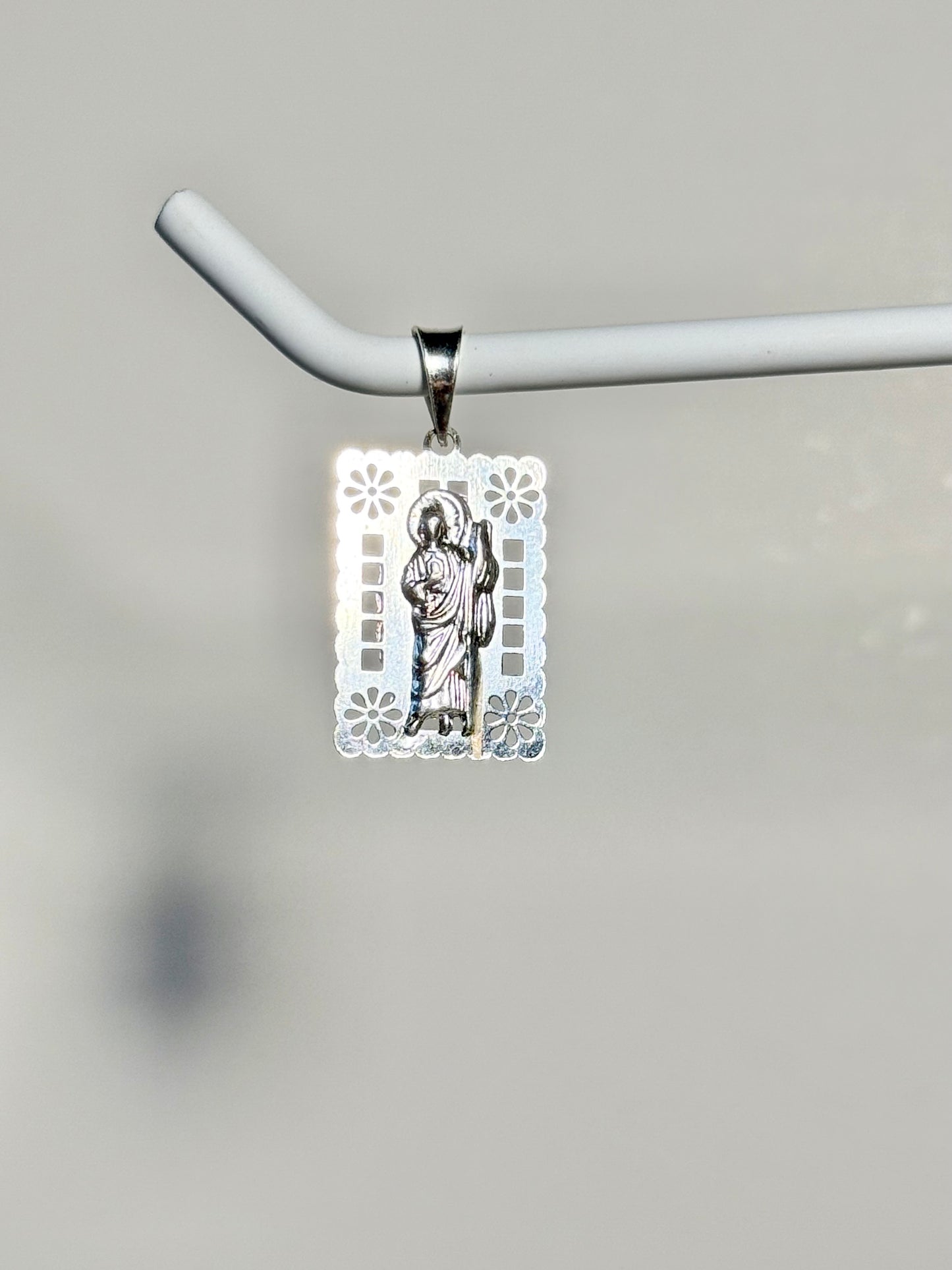 Papel Picado Virgin Mary and Saint Jude Thaddeus Pendant