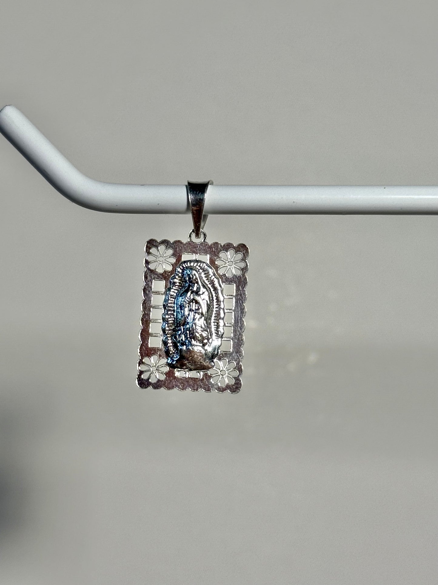 Papel Picado Virgin Mary and Saint Jude Thaddeus Pendant