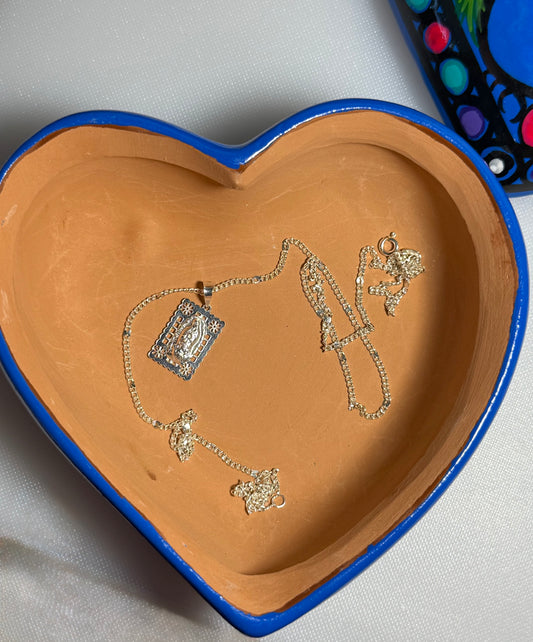 Papel Picado Virgin Mary and Saint Jude Thaddeus Pendant