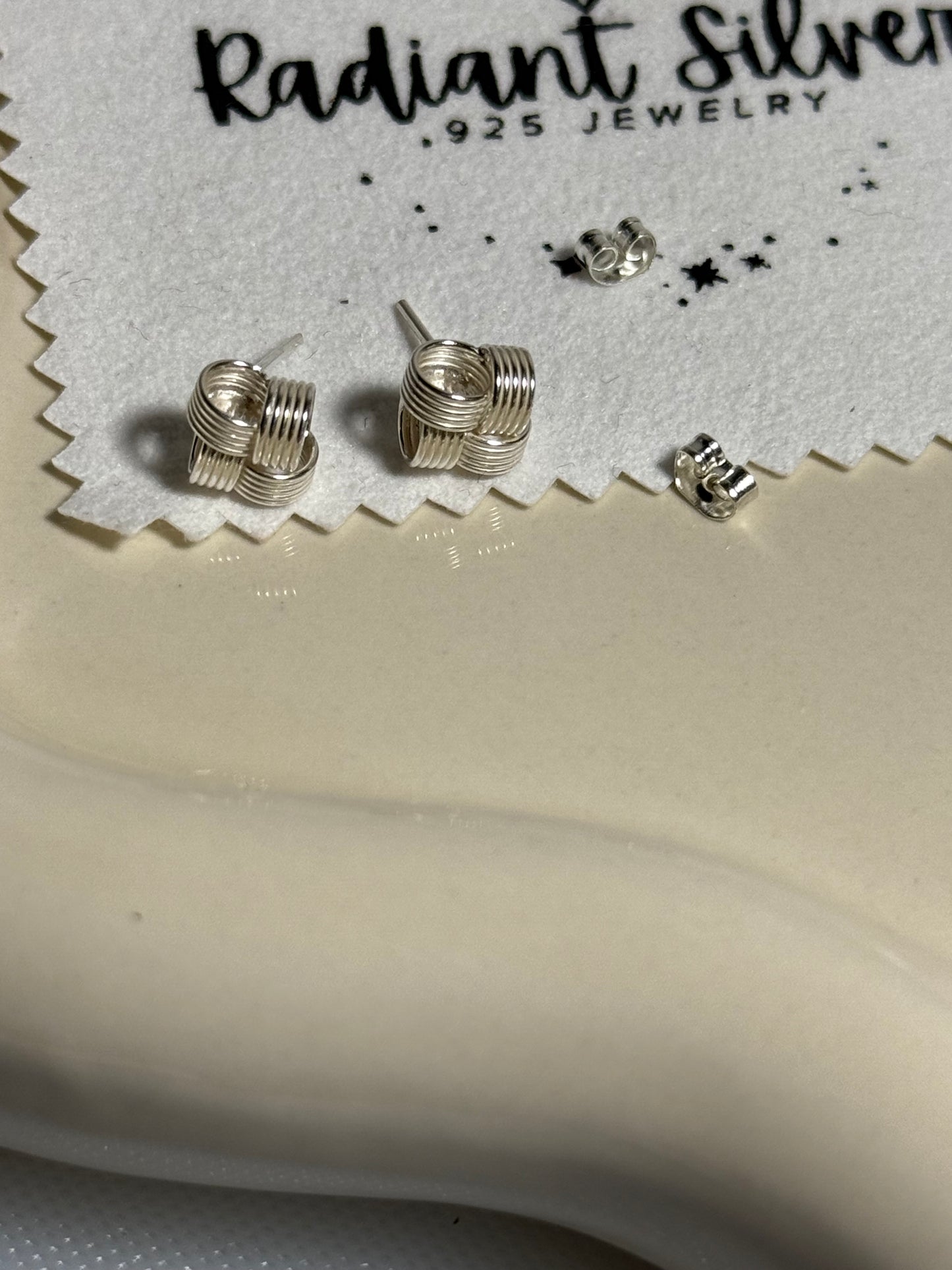 Lined Square Studs