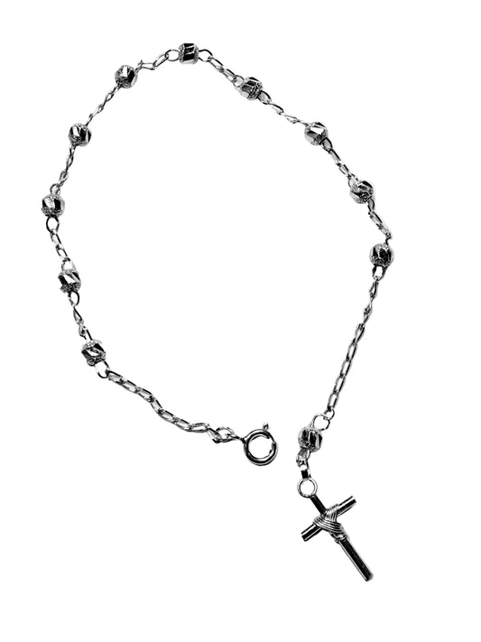 Rosary Bracelet with Chopped Dots