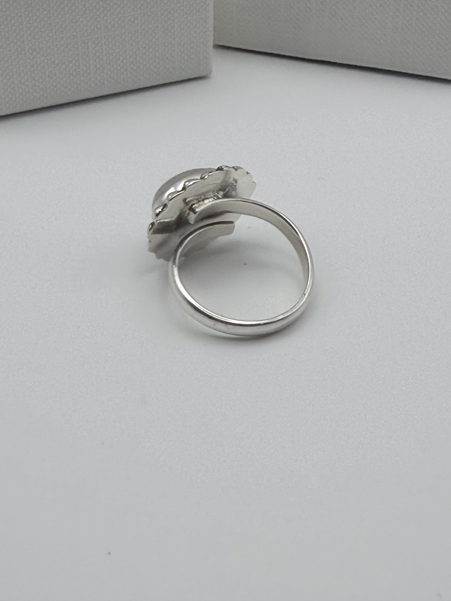 Round Natural Stone Ring