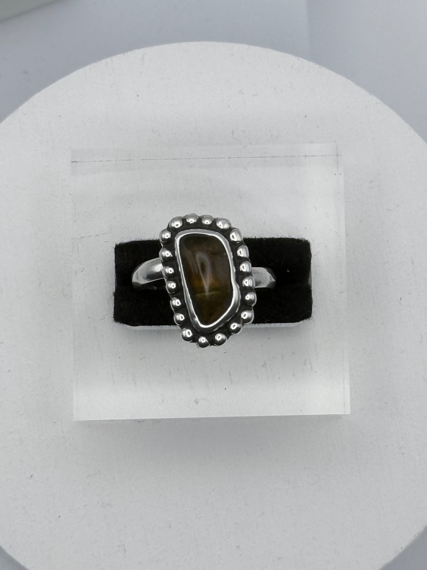 Amber Stone Ring