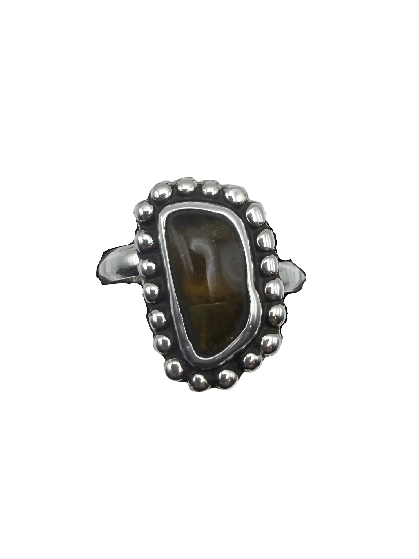 Amber Stone Ring