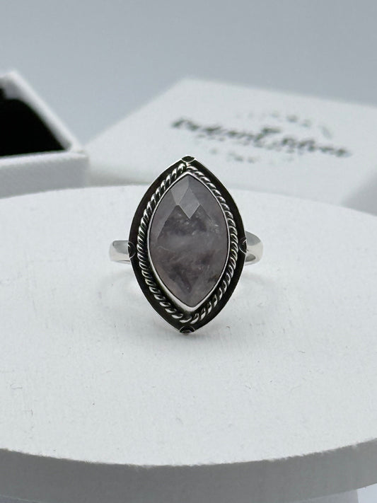 Rhombus Natural Stone Ring