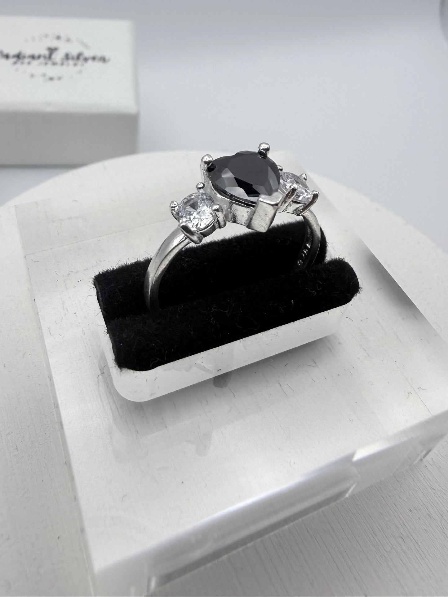 In between heart Ring