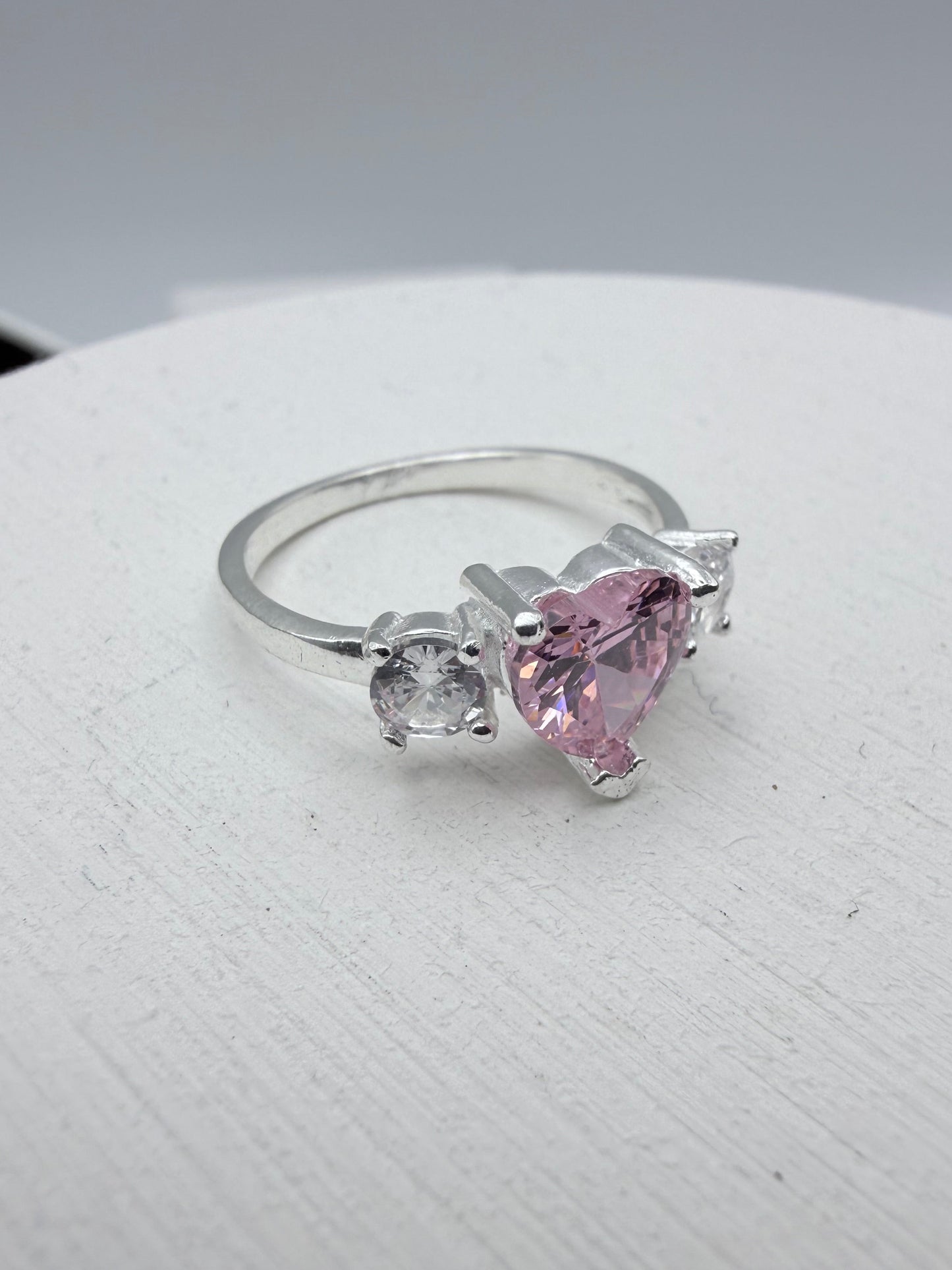 In between heart Ring