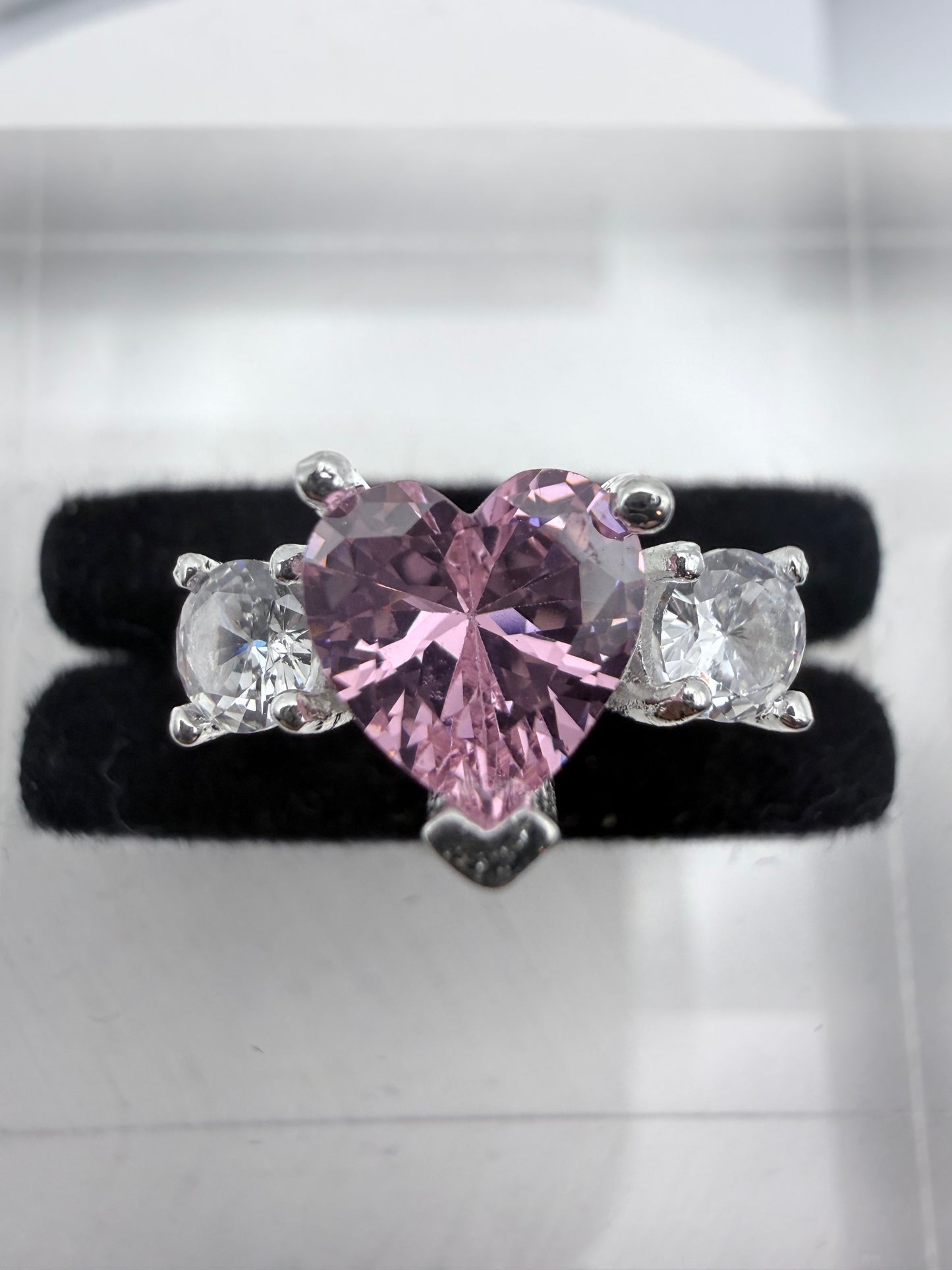 In between heart Ring