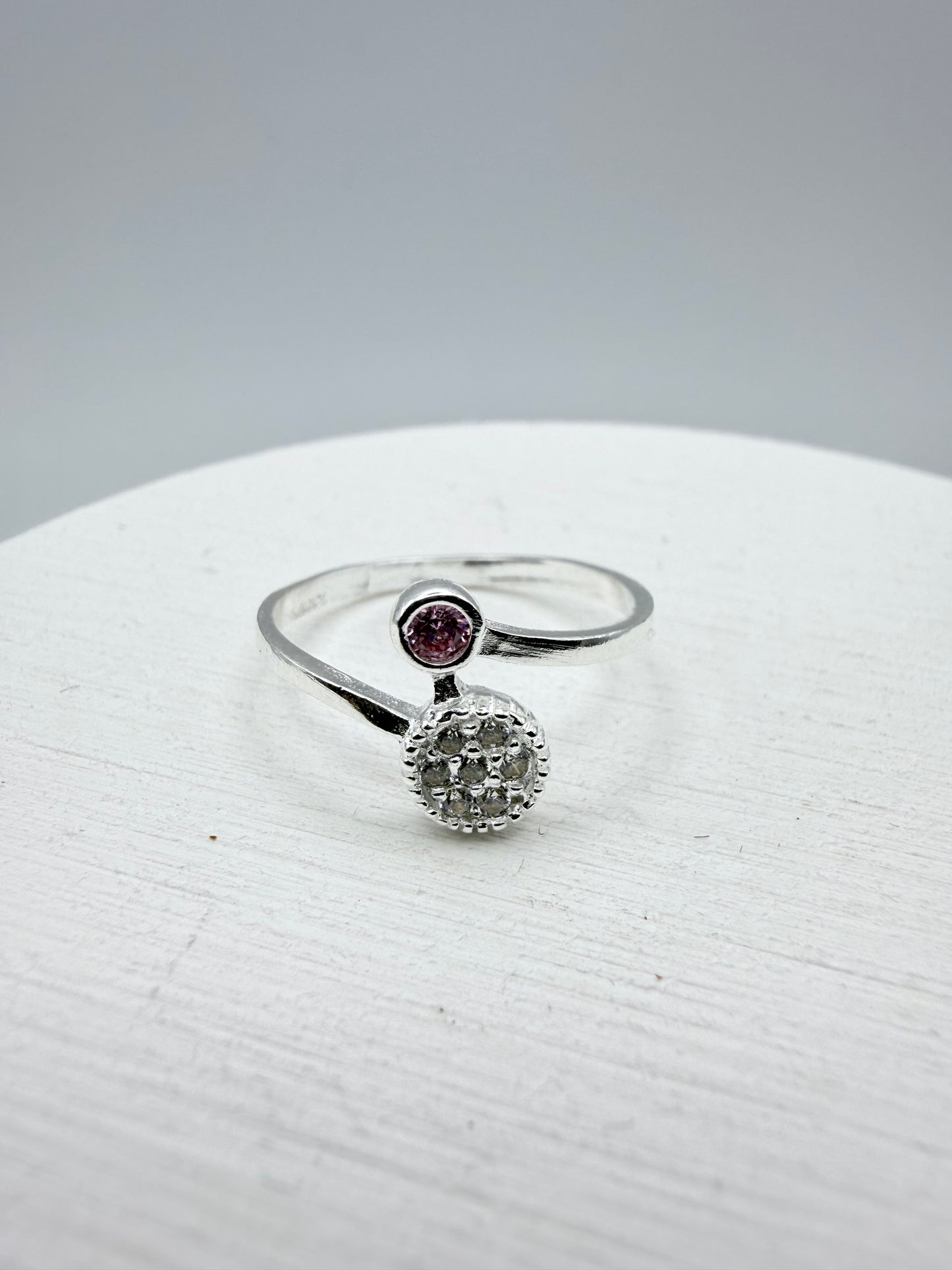2 Round Circle Ring