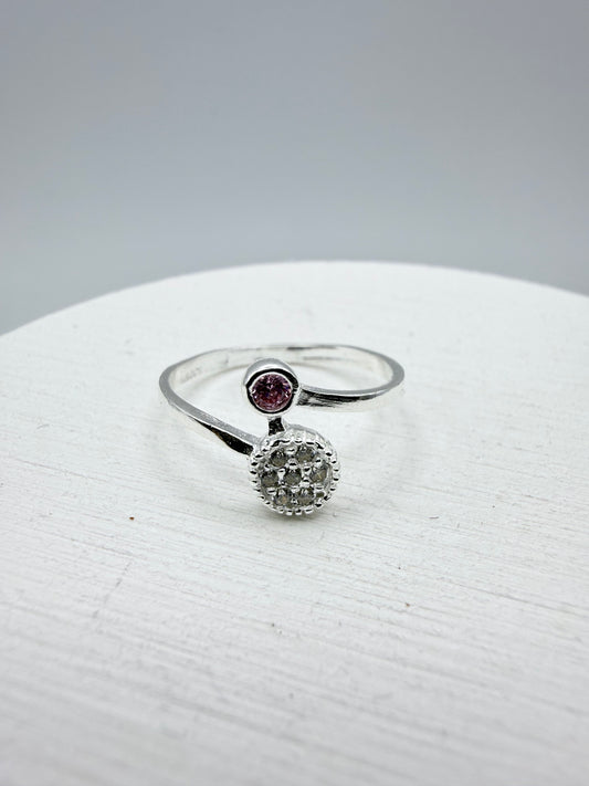 2 Round Circle Ring
