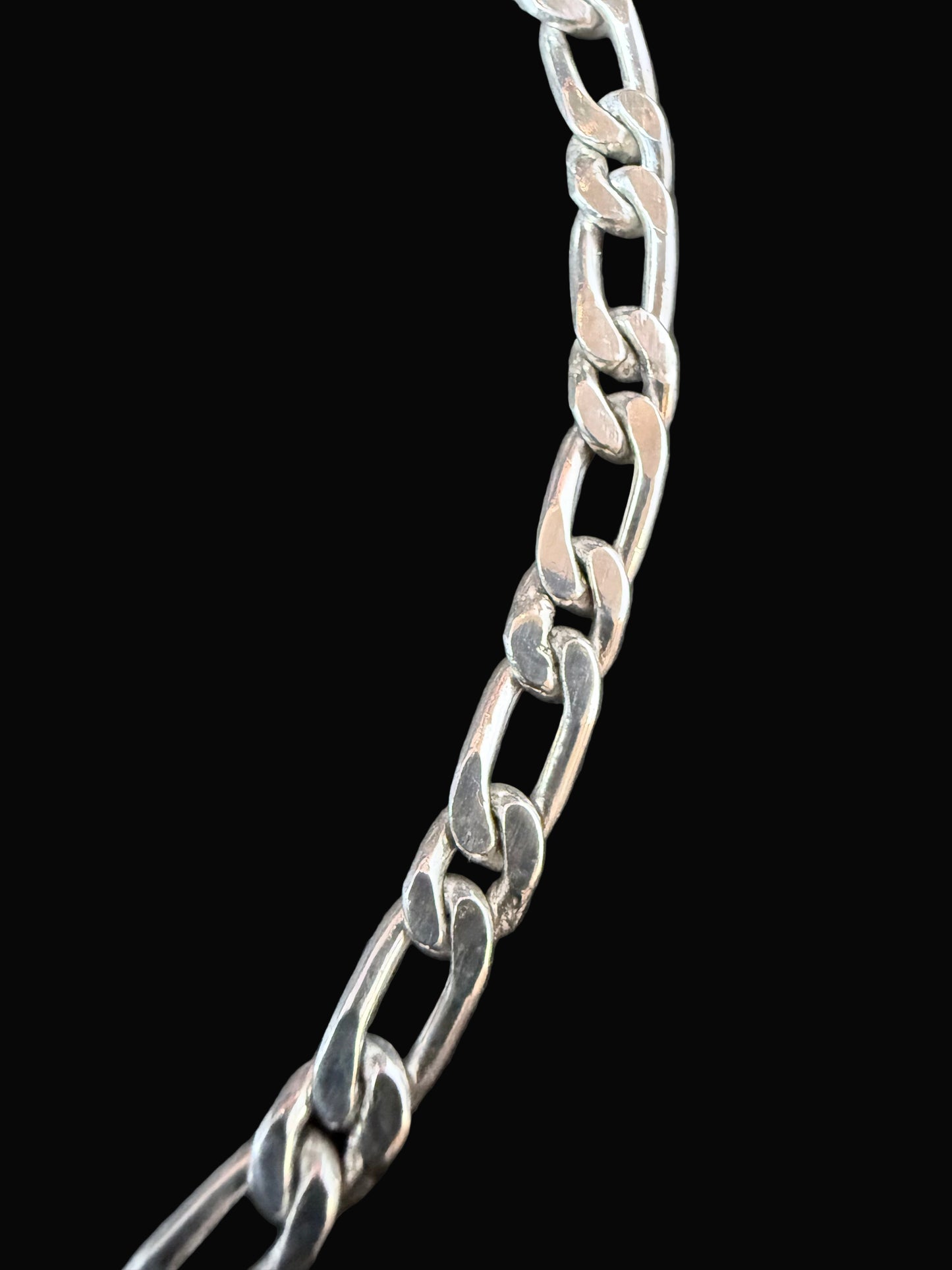 Figaro Lock Box Bracelet